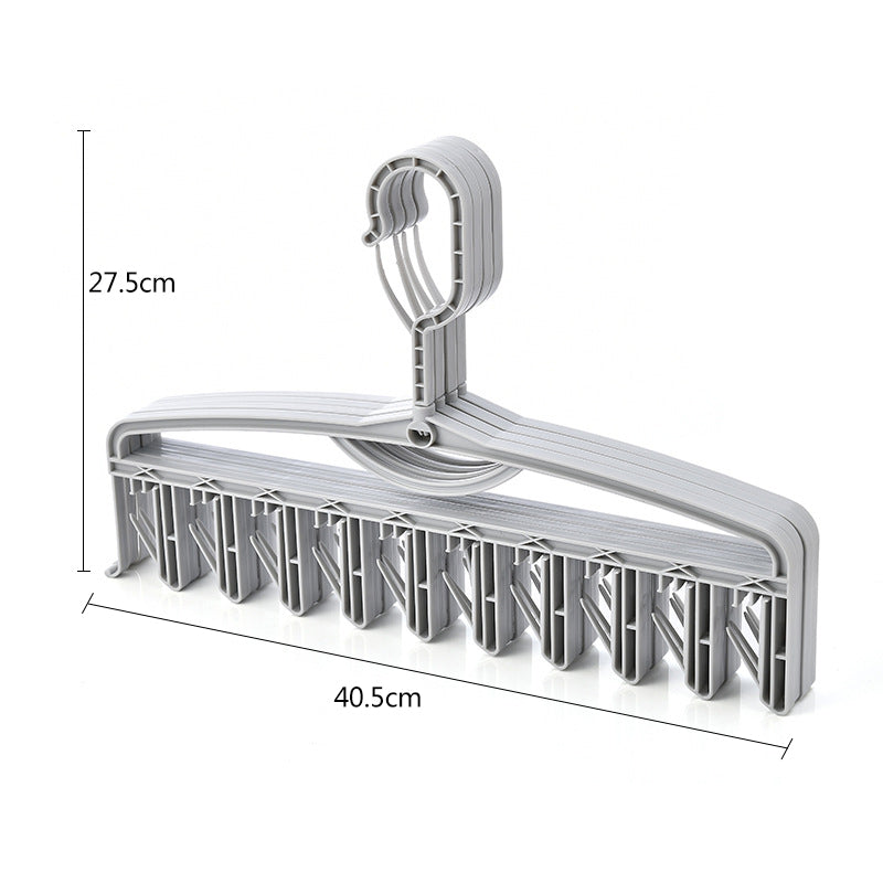 Multi-Clip Sock & Underwear Hanger