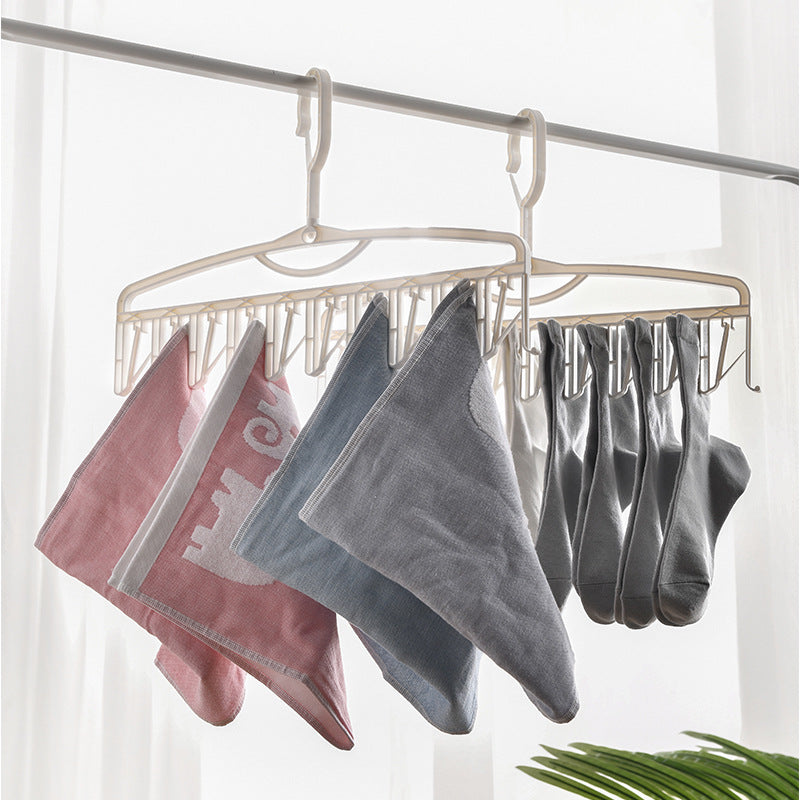 Multi-Clip Sock & Underwear Hanger