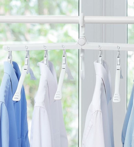 Retractable Clothes Hanger Multi Functional Folding Clothes Rack