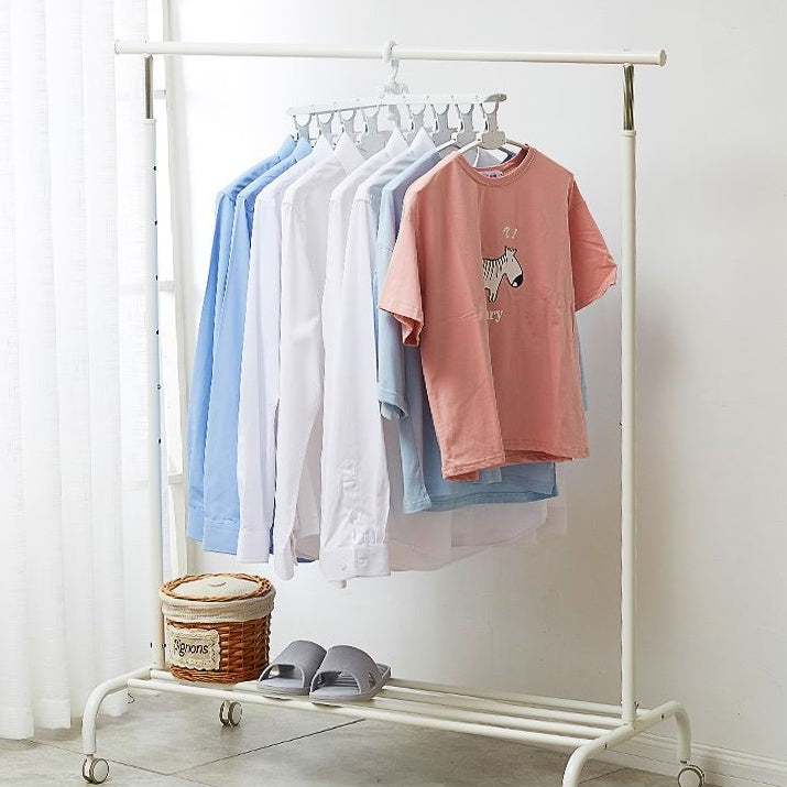 Retractable Clothes Hanger Multi Functional Folding Clothes Rack