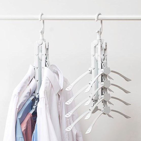 Retractable Clothes Hanger Multi Functional Folding Clothes Rack